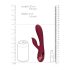 Loveline - vibromasseur à bras clitoridien rechargeable (rouge)