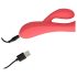 Loveline - Vibrateur étanche avec bras clitoridien (rose)