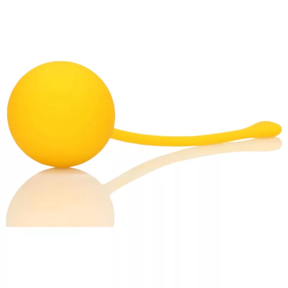 Loveline - boules de geisha silicone - 2 pièces - jaune