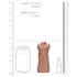 S-Line Nurse - vagin artificiel réaliste (bronzé)