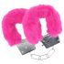 Ouch! - menottes en peluche (rose)