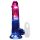 REALROCK - Vibromasseur Lumineux avec Testicules - 20cm