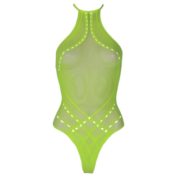 Ouch! - body effet néon - bretelles phosphorescentes - vert fluo
