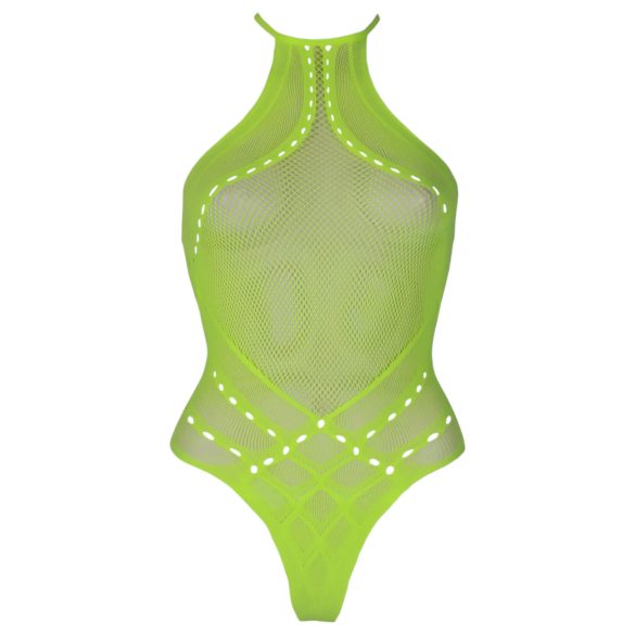Ouch! - body effet néon - bretelles phosphorescentes - vert fluo