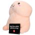 Pénis en peluche câlin XXL - 30 cm (naturel)