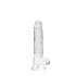 REALROCK - Dildo réaliste transparent (17 cm)
