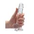 REALROCK - Dildo réaliste transparent (17 cm)