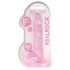 REALROCK - dildo réaliste transparent - rose (19cm)