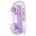 RealRock - gode réaliste transparent - silicone violet 22cm