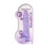 REALROCK - gode transparent réaliste - violet (22cm)