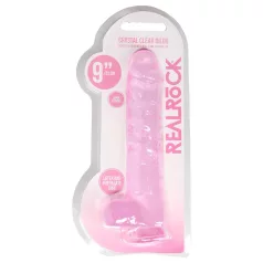 RealRock - godemichet réaliste transparent - rose 22cm