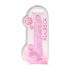 REALROCK - Dildo réaliste transparent - rose (22 cm)