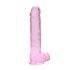 REALROCK - Dildo réaliste transparent - rose (22 cm)