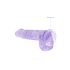 REALROCK - dildo réaliste transparent - violet (15cm)