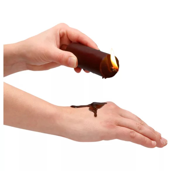 Ouch Chocolate - bougie de massage corps - parfum chocolat - 100g