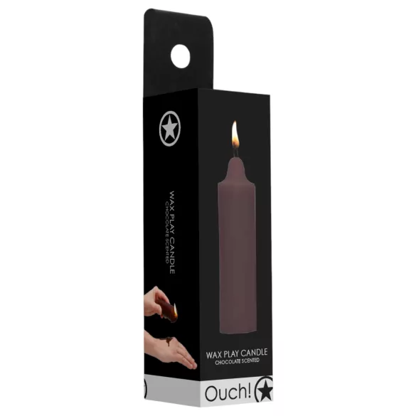 Ouch Chocolate - bougie de massage corps - parfum chocolat - 100g