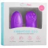 Easytoys - œuf vibrant 7 modes télécommande sans fil - violet