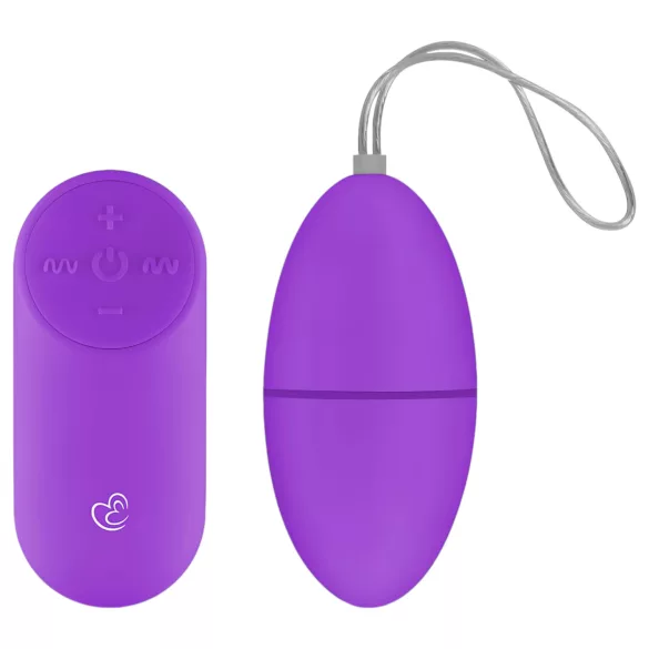 Easytoys - œuf vibrant 7 modes télécommande sans fil - violet