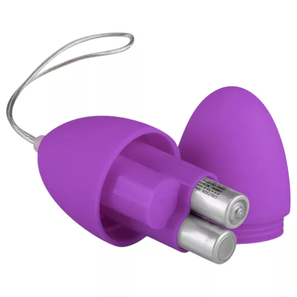 Easytoys - œuf vibrant 7 modes télécommande sans fil - violet