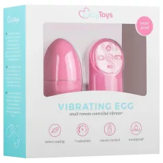 Easytoys - œuf vibrant télécommandé 7 modes - rose