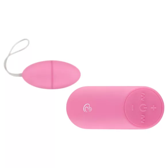 Easytoys - œuf vibrant télécommandé 7 modes - rose