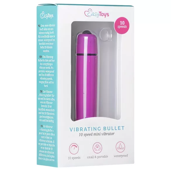 EasyToys Bullet - vibromasseur bâton (violet)