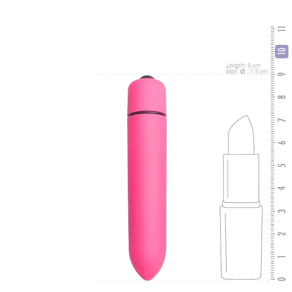 EasyToys Bullet - vibromasseur bâton (rose)