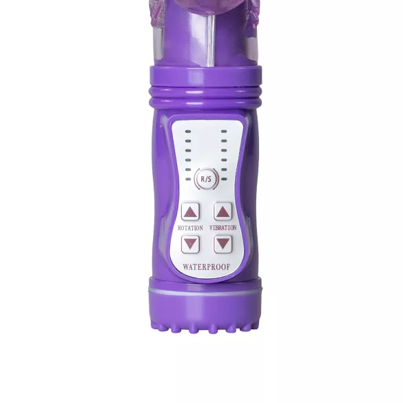 Easytoys Butterfly - vibromasseur rotatif et va-et-vient - silicone violet