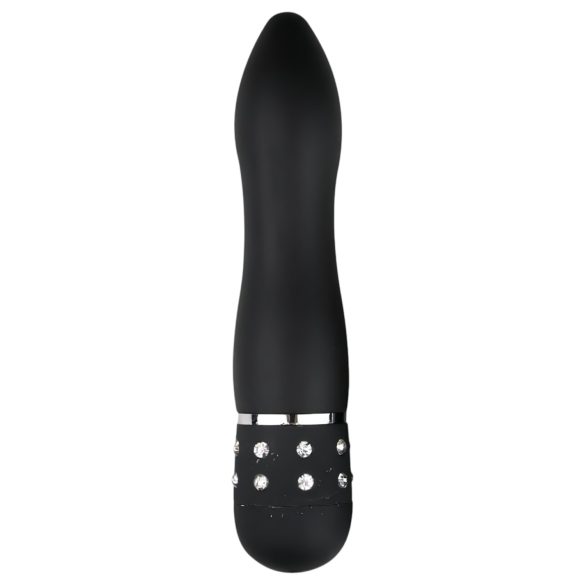 Mini vibromasseur courbé noir - Easytoys Diamond