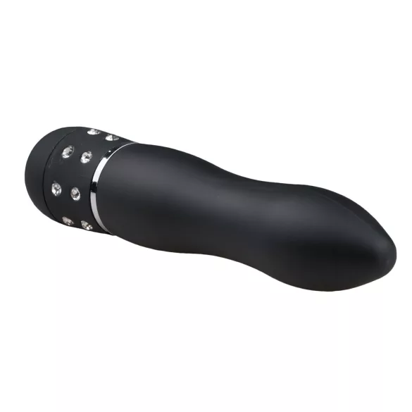 Easytoys Diamond Curved - mini vibromasseur courbé - noir