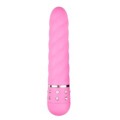 Easytoys Diamond - vibromasseur torsadé (rose)