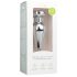 Easytoys - plug anal en métal avec bijou rose - argenté 3,5cm