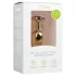 EasyToys Metal No.1 - plug anal en forme de cône avec pierre violette (doré, 2,5 cm)
