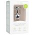 Easytoys - plug anal métal avec pierre cœur - argent blanc