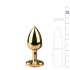 Easytoys Metal No.3 - plug anal - or/rose (2,5cm)