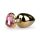 Easytoys Métal No.8 - Plug anal avec base cœur - or-rose (3,5 cm)