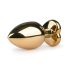 Easytoys Métal No.8 - Plug anal avec base cœur - or-rose (3,5 cm)