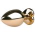 Easytoys - plug anal métal cœur - doré rose 3,5 cm