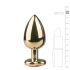 Easytoys Métal No.8 - Plug anal avec base cœur - or-rose (3,5 cm)