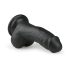 Easytoys - gode noir ventouse avec testicules (15cm)