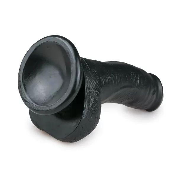 Easytoys - gode ceinture ventouse avec testicules 15cm - noir