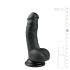 Easytoys - gode noir ventouse avec testicules (15cm)