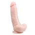 Easytoys - Dildo ventouse avec testicules (20 cm) - naturel