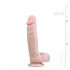 Easytoys - Dildo à ventouse avec testicules (22,5cm) - naturel