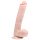 Easytoys - grand dildo ventouse, réaliste (26,5cm) - naturel