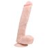 Easytoys - grand dildo ventouse, réaliste (26,5cm) - naturel