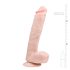 Easytoys - grand dildo ventouse, réaliste (26,5cm) - naturel