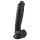 Easytoys - Gode Noir avec Ventouse et Testicules, Grand (26,5cm)