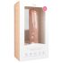 Easytoys - grand dildo ventouse avec testicules (29,5cm) - naturel