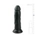 Easytoys - gode noir réaliste à ventouse (15,5 cm)